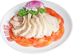 蒸し鶏の冷菜