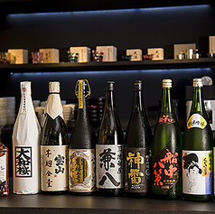 魚料理と相性抜群◎厳選した日本酒や焼酎など種類豊富！