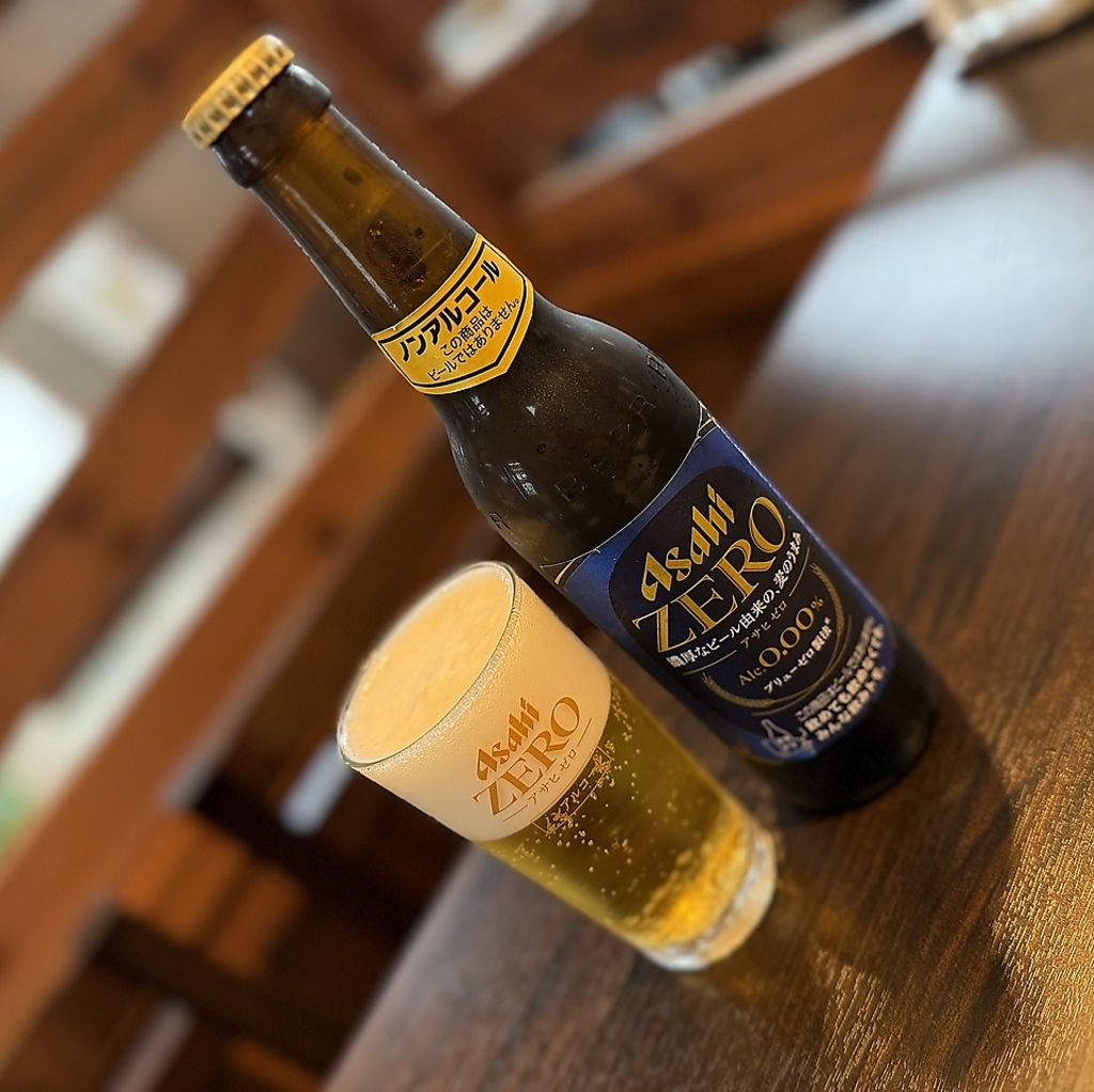 ノンアルコールビールやスタイルバランスあり◎車の方でもお楽しみいただけます！