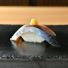 まぐろ赤身(一貫)/〆鯖(一貫)/芽ネギ(一貫) 各