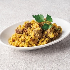 お肉たっぷり！カレーポテサラ Meaty Curry Potato Salad