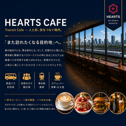 朝7時からオープン！九州ならではの食材を使った食事が楽しめる博多駅直結のカフェ◎