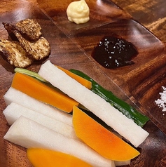 京もろみ野菜スティックちょいのみプレート