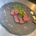 料理メニュー写真 会津産馬刺し　赤身