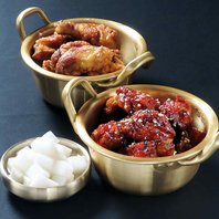 大人気！甘辛い！？韓国風チキン【ヤムニョムチキン】