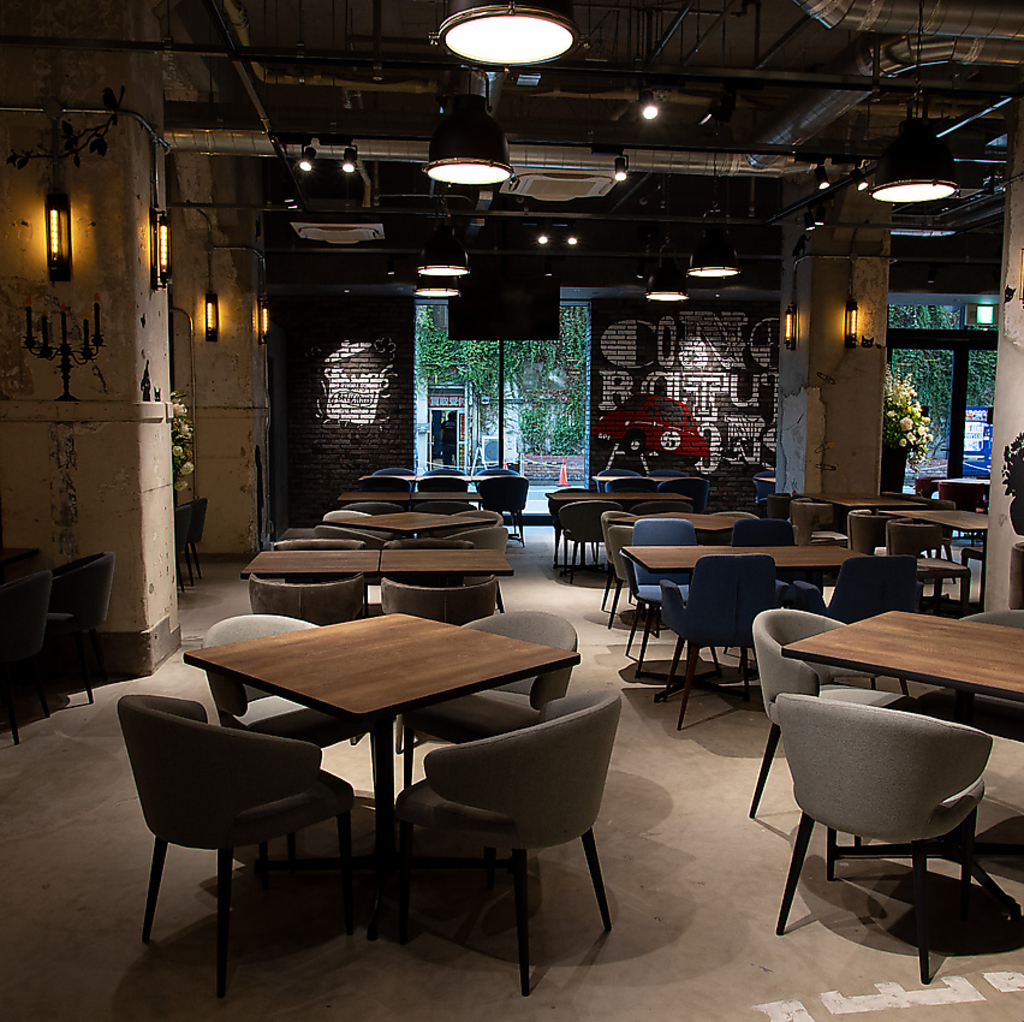 イタリアン/ビュッフェ/バー/個室/宴会/結婚式二次会/同窓会/貸切/恵美須/難波/大阪