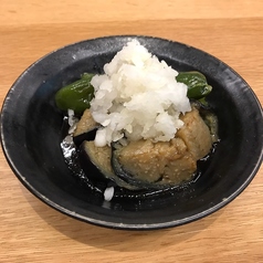 なすとピーマンの揚げびたし