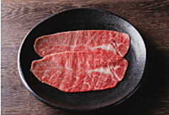 長萩和牛 ミスジ(特製食べるポン酢/月見ダレ) 二枚