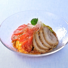 【6-9月】トマト冷麺 (翡翠麺)