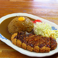 料理メニュー写真&nbsp;ジャンボミンチカツカレー