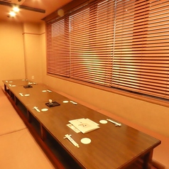 最大16名様用の掘りごたつ席です。