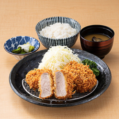 ヒレ&メンチかつ定食