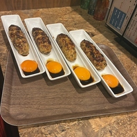 種類豊富な味付けから選べる自慢の名物つくね