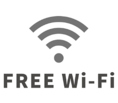Wi-Fi (無線LAN)i完備しております。