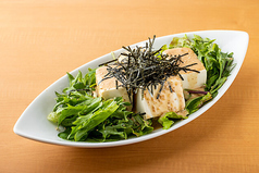 豆腐と海苔のゴマダレサラダ