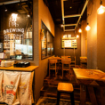 お仕事帰りの1杯などふらっと立ち寄れる店内です。