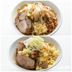 まぜそば＋チャーシュー丼