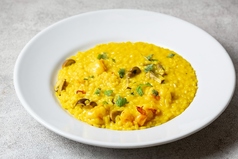 海老’とマッシュルーム サフランのリゾット