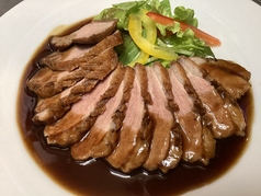 鴨のバルサみそ