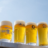 飲み放題のドリンクも充実のラインナップ！