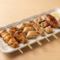 料理メニュー写真&nbsp;焼き鳥六本盛り合わせ