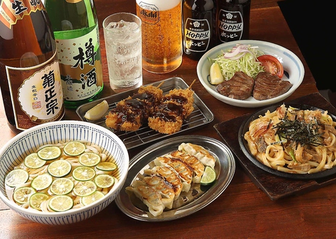 香川直送の本格讃岐うどんが楽しめる♪飲み放題付宴会コースもご用意しております!!