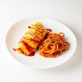 料理メニュー写真&nbsp;昭和レトロ オムライス＆ナポリタン