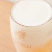 【ビール好きにはたまらない♪】いつでも「エビス生ビール」が218円でお楽しみいただけます!ビールにぴったりなお食事も沢山ご用意しております！生ビール以外の日本酒や焼酎も豊富に取り揃えております。お仕事帰りの一杯に、会社の同僚との飲み会に、女子会、合コン、各種ご宴会など様々なシーンでご利用ください！