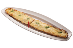 ビックリフランスパンのチーズ焼き　ハーフの写真