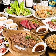 神田の肉バル ランプキャップ RUMP CAP 蕨店のコース写真