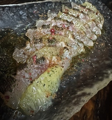 鮮魚と柑橘のカルパッチョ