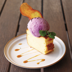 濃厚!焼き芋のバスクチーズケーキ