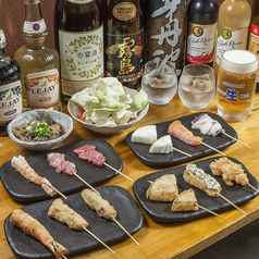 串カツと釜めし 串揚げ酒場 かわの屋 梅田堂山店のコース写真