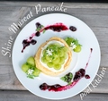 料理メニュー写真&nbsp;シャインマスカットとクリームチーズのパンケーキ