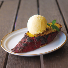 さつま芋とバニラアイス