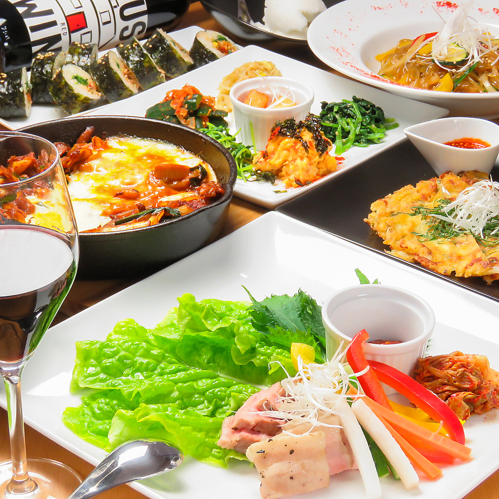 広島駅/エキニシ/韓国料理/女子会/宴会/デート/記念日/誕生日/忘年会/新年会/飲み放題/海鮮/肉