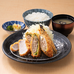 ヒレ＆野菜肉詰め定食