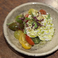 季節の食材を使った料理