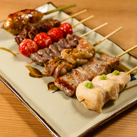 こだわりの焼鳥を、オトクな盛り合わせでどうぞ！