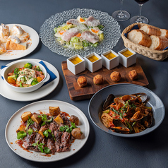 ブラッスリー モノクローム 天王寺ミオ駐車場ビルのコース写真