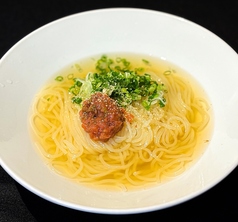 和風だしの梅肉冷麺