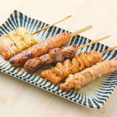 串焼盛合わせ5種<タレ/塩>