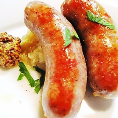 白金豚の手作りソーセージ　1本