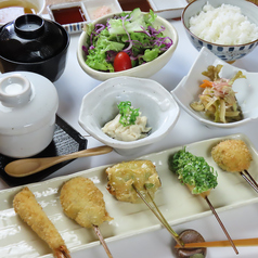 お食事セット(ご飯、味噌汁、お漬物)