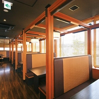 和食屋ならではのシーンに合わせたお席もご用意