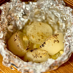 泉州産 七宝甘70のグラナパダーノ焼き