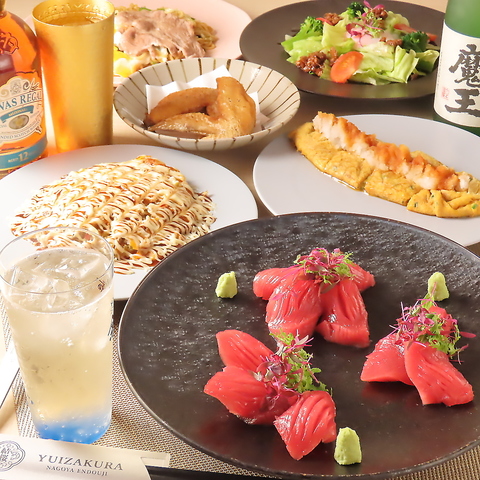 忘年会・新年会ご予約受付中◎季節の食材を使用した鉄板焼きと本鮪が自慢の居酒屋