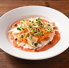サーモンのレモンカルパッチョ