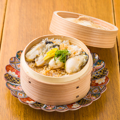 牡蠣の　せいろ飯