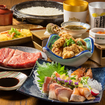 鮮度抜群の海鮮や肉料理が堪能できる120分飲み放題付きコースを5000円(税込)～ご用意しております！